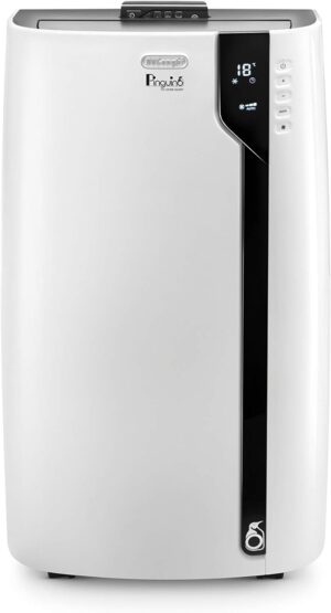 De'Longhi Pinguino Deluxe Portable Air Conditioner, 600 sq. ft, White